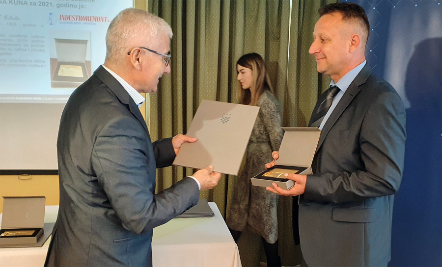 NAJUSPJEŠNIJIM TVRTKAMA I INSTITUCIJAMA DODIJELJENA PRIZNANJA  ŽUPANIJSKE KOMORE SLAVONSKI BROD